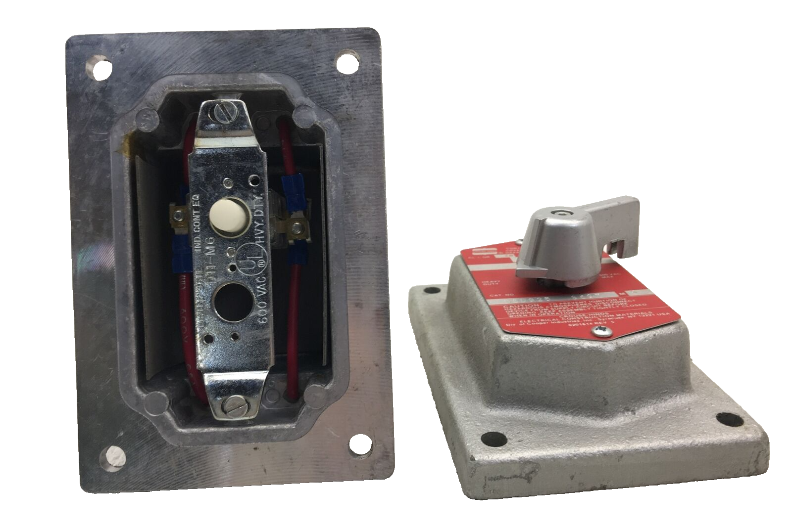 DSD925 S697 CROUSE HINDS 3 POS 2 CIRCUIT SELECTOR SWITCH EXPLOSIONPROOF COVER