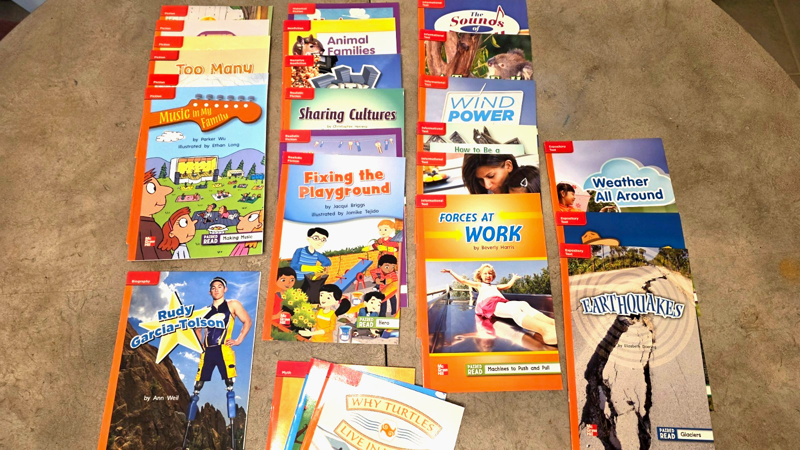 22 McGraw-Hill Decodable/Leveled Readers Grade 2 Homeschool Tutoring