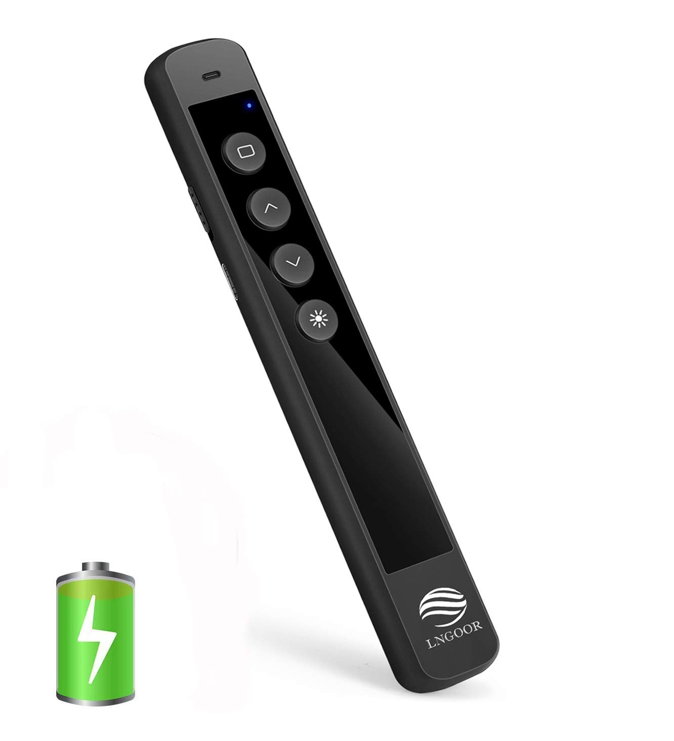 Rechargeable Presentation Clicker for PowerPoint - RF 2.4GHz Wireless Present...