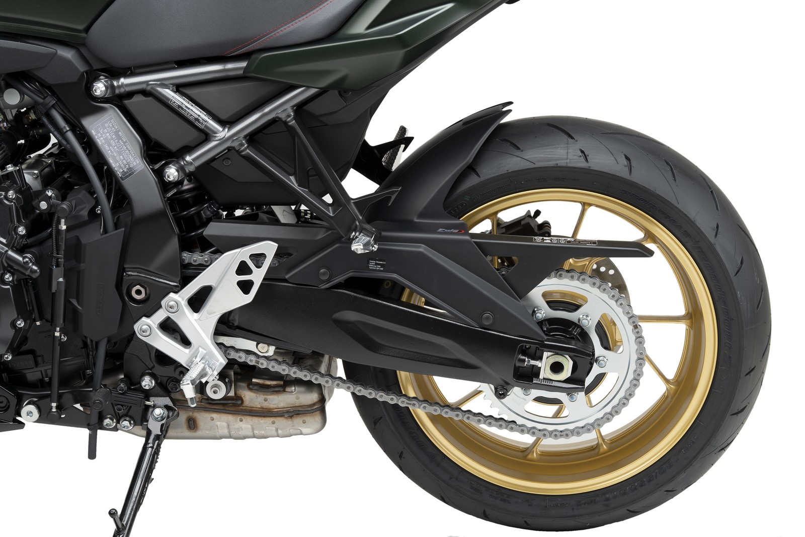PUIG 2026 GSX-8TT Suzuki TIRE HUGGER MATTE BLACK SUZ 21699J