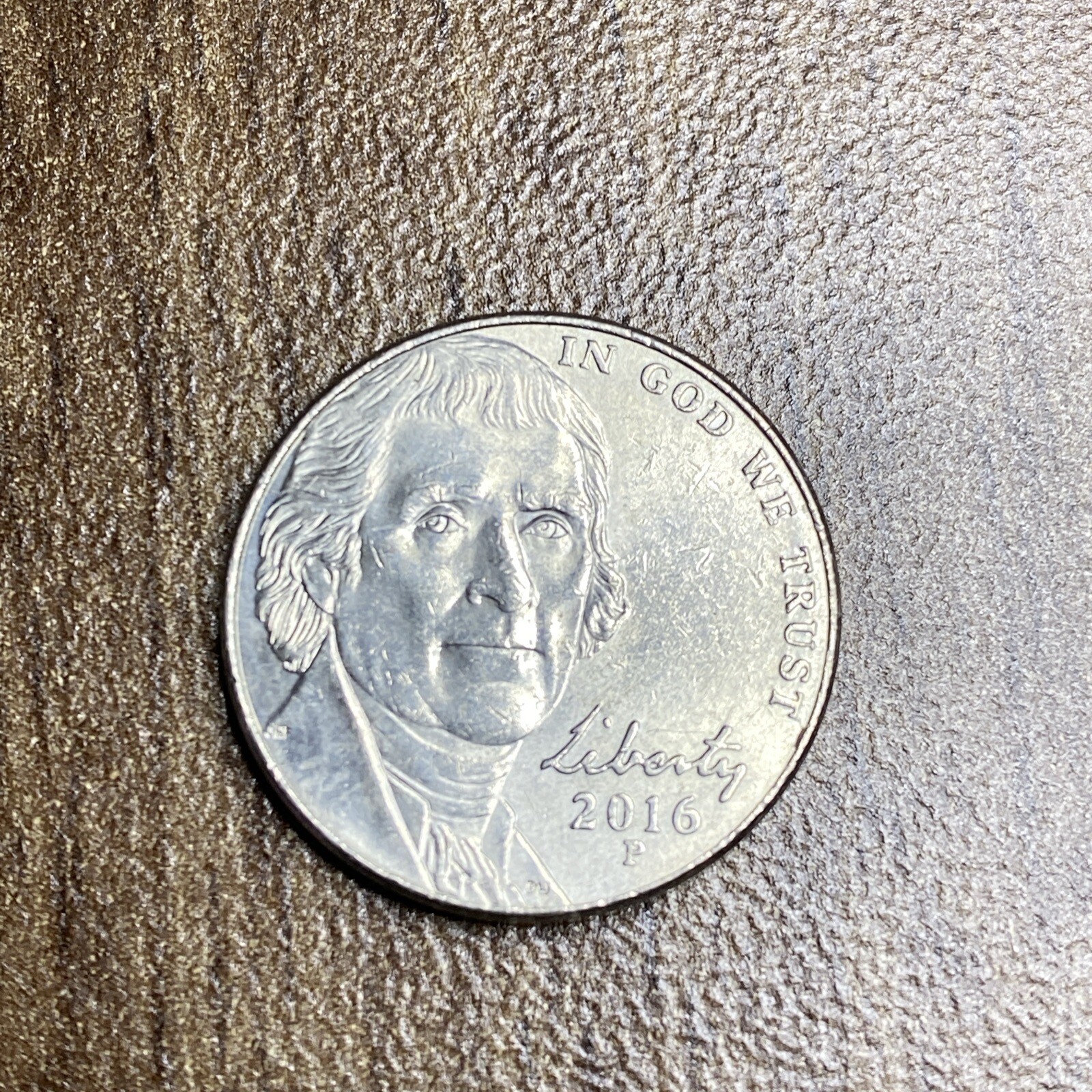 2016-P Jefferson Nickel Multiple Reverse And Obverse Die Chips. Errors. 16A
