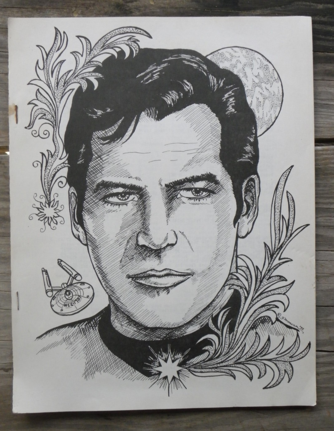Vtg March 1976 Science Fiction Fanzine "T-Negative" 30/31-36 Pages-Star Trek Pix