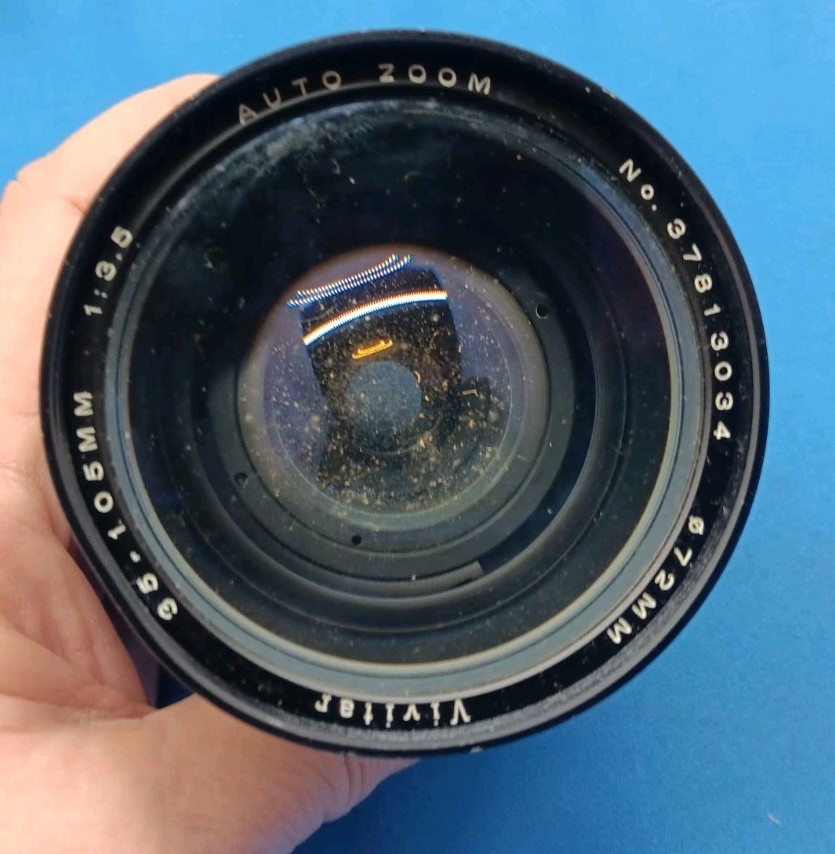 Quantaray Computerized Camera Body, Case, 3 Lenses, Flash Unit, Tint Lenses