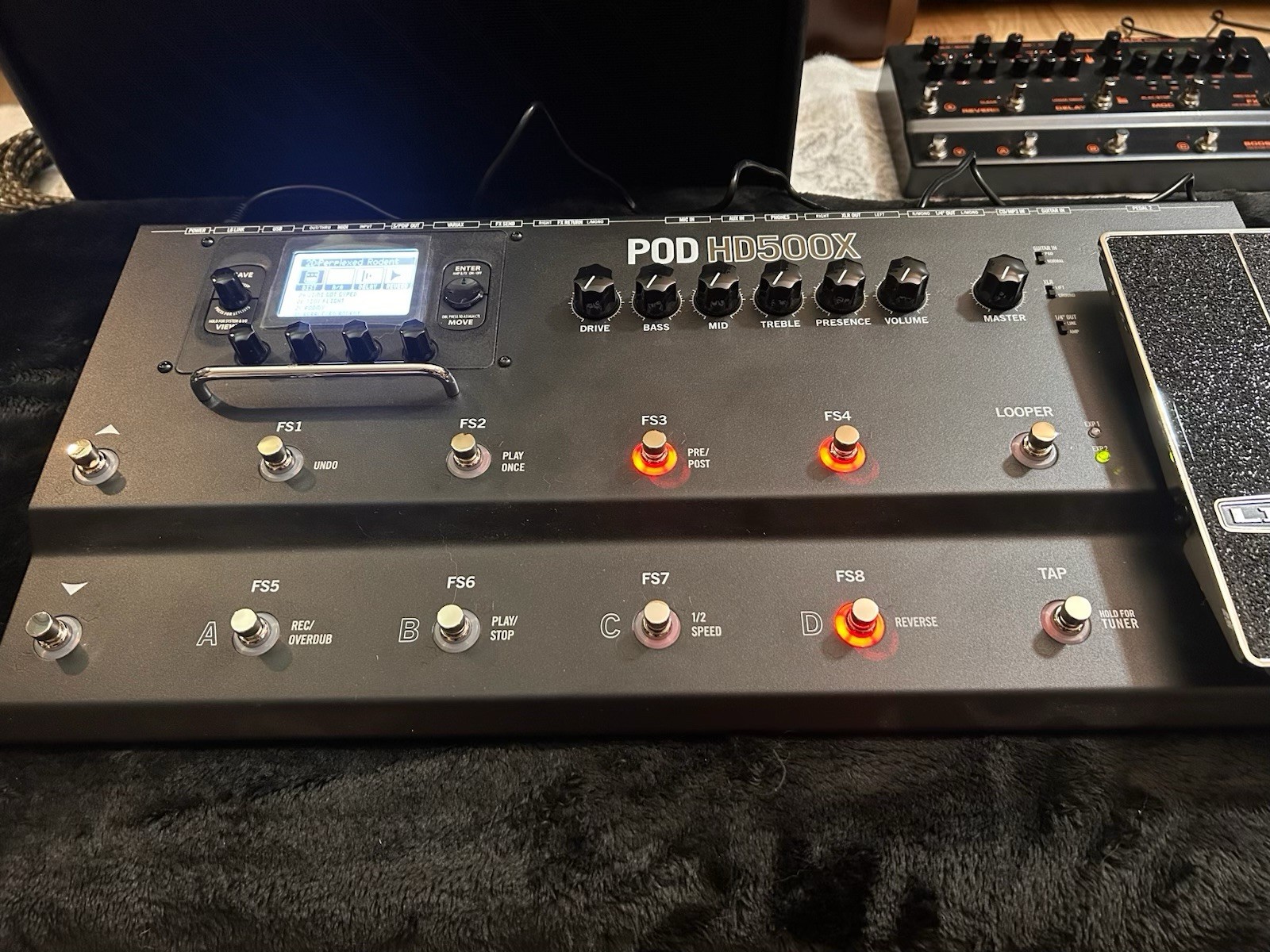 Line 6 Pod HD500X Guitar Multi-Effects Processor Amp Simulator Pedal
