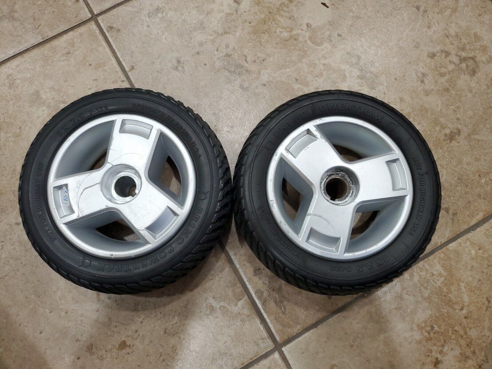 Go-Go Scooter DRIVE WHEELS Tires Elite Traveller Ultra X 8x2.5 PR1MO Powertrax