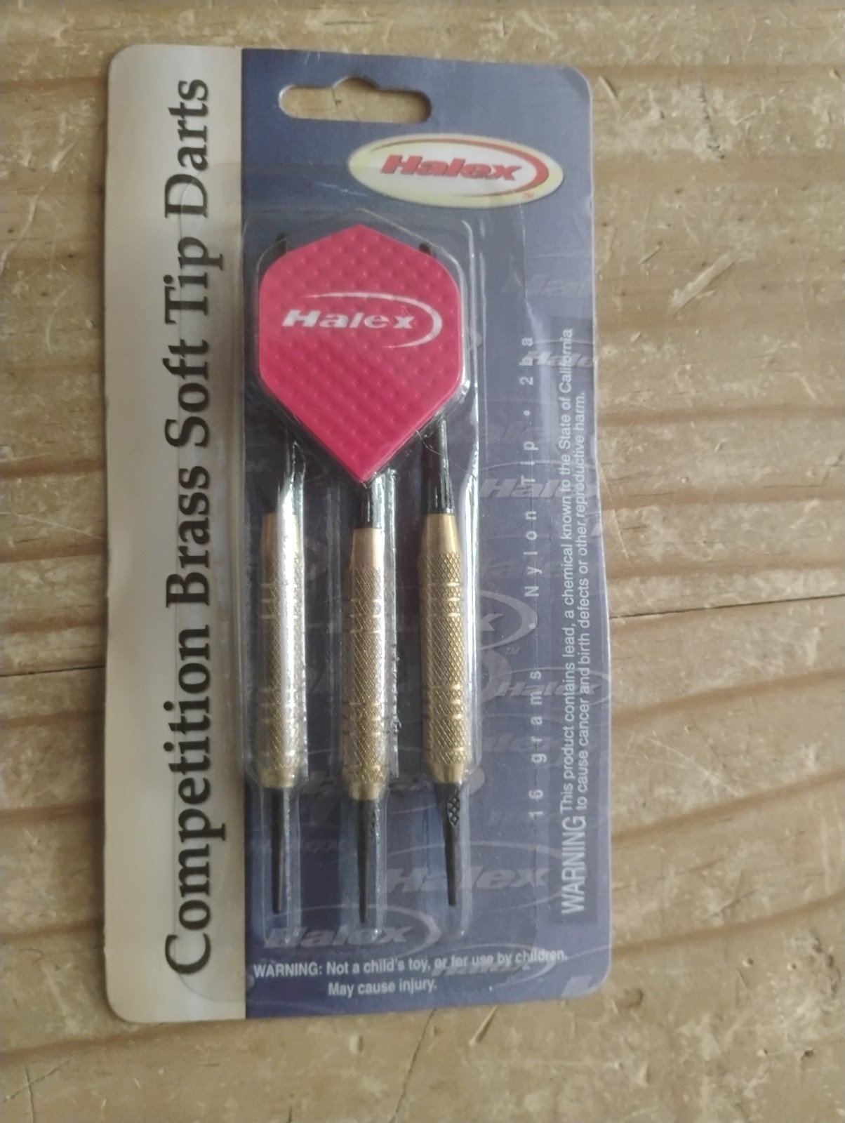 Halex Competition Brass Soft Tip Darts 3-Pack Brass Electronic Dartboard Darts
