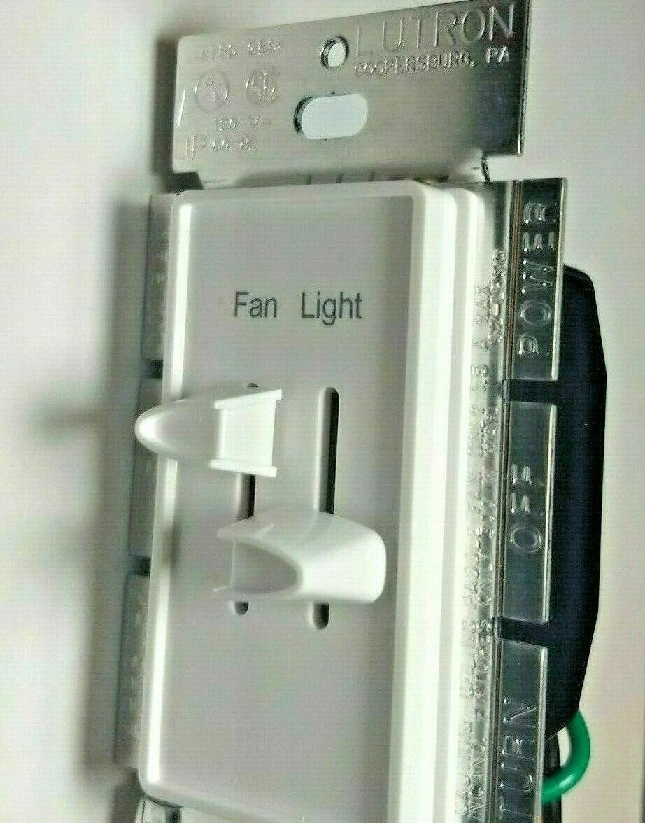 LUTRON Skylark DUAL SPLIT DIMMER replacement Slider HALF KNOBS OEM - 1 pair