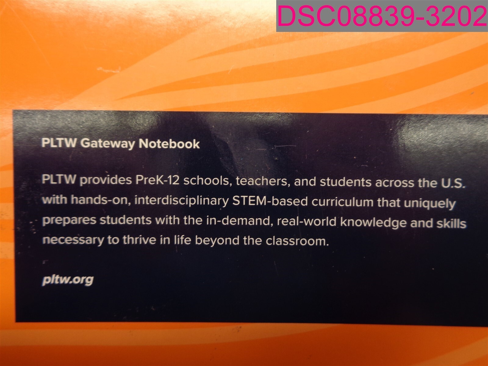 QTY=12; PLTW Gateway Notebook.