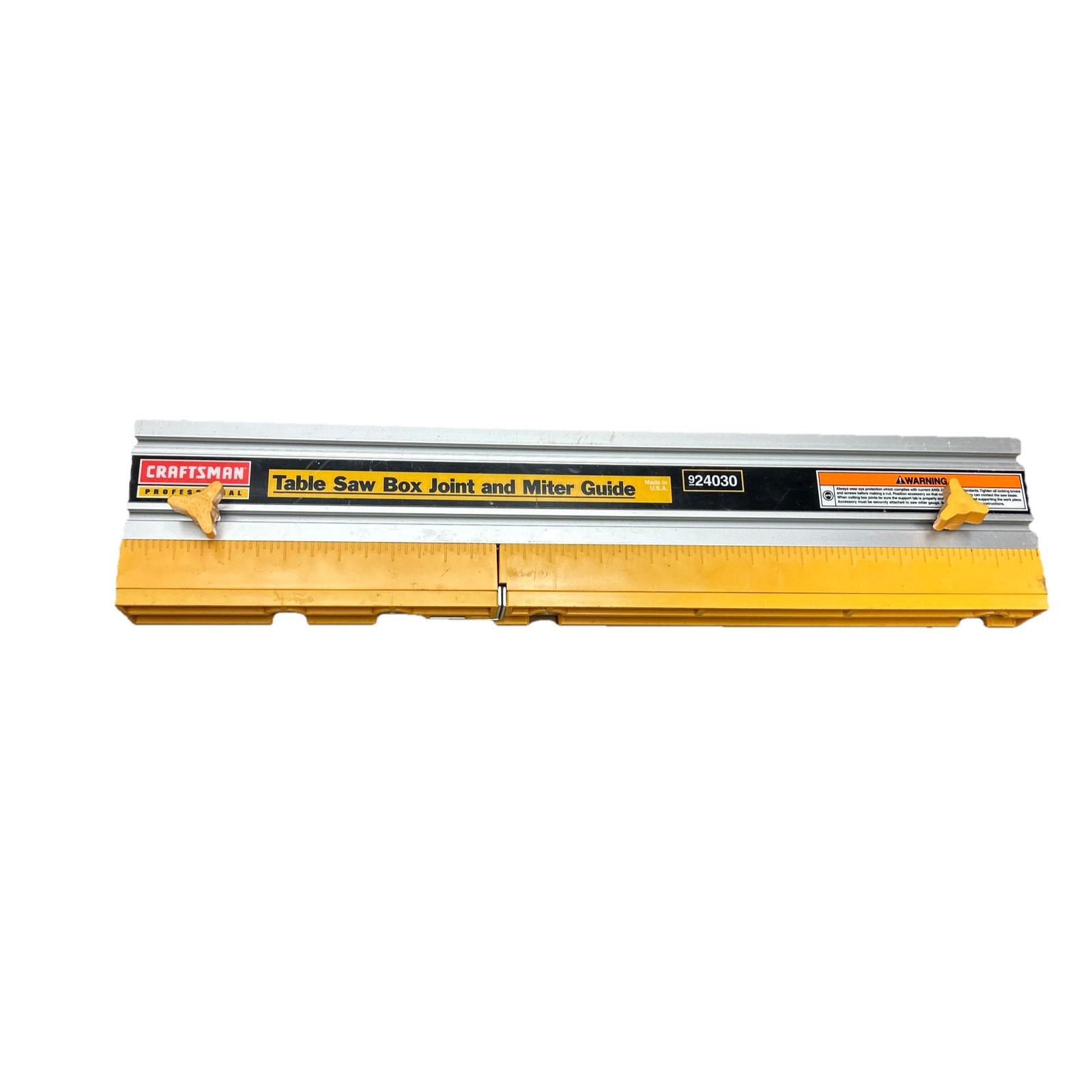 113 315 Craftsman Professional Table Saw Box Joint Miter Guide 924030 9-24030