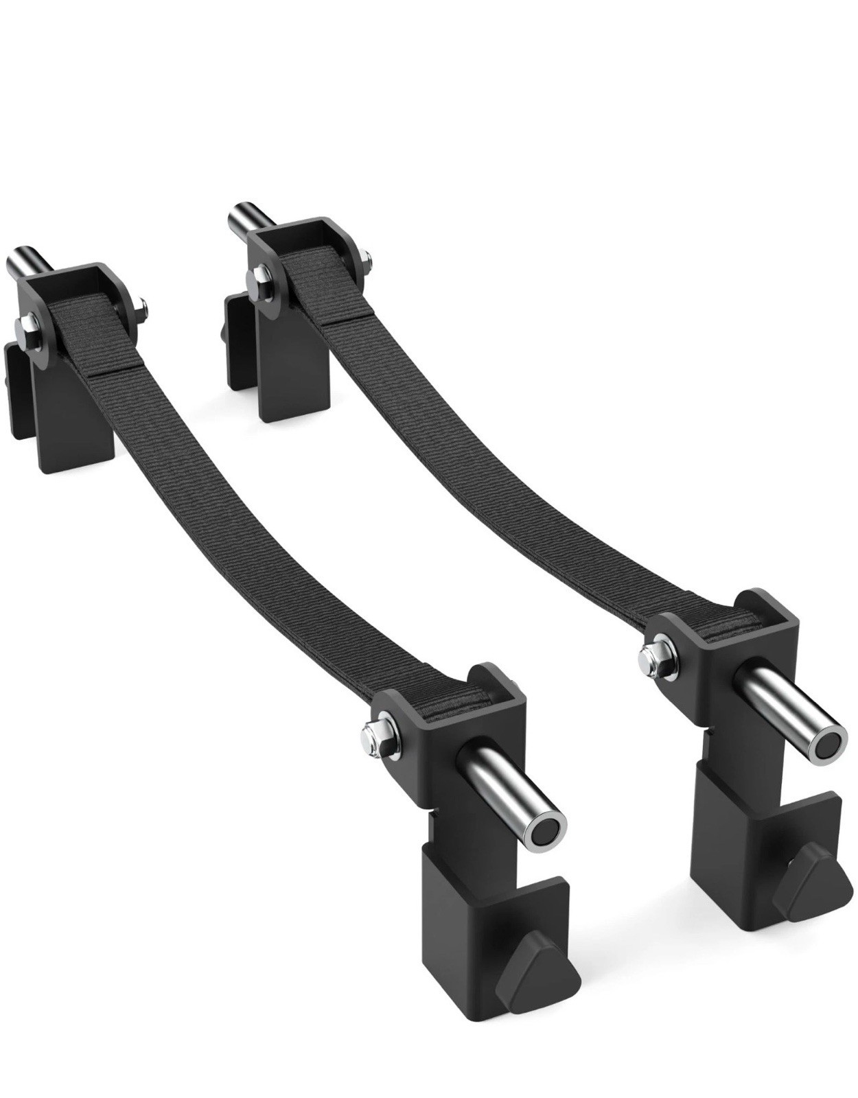 Safety Straps for 2x2 Power Racks – 23" Max Inside Depth – 750 lb Capacity Ba...