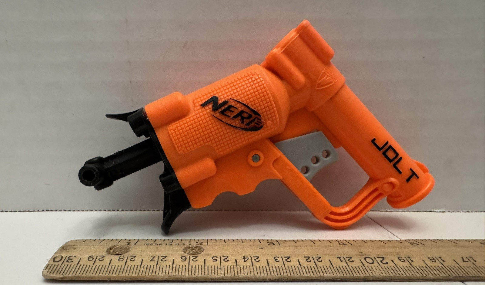 2010 Nerf Jolt  Single Foam Dart Blaster Orange/Black  Working