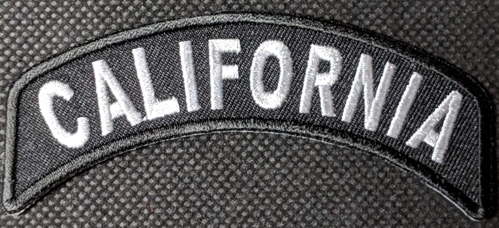California Mini Rocker Embroidered Biker Patch