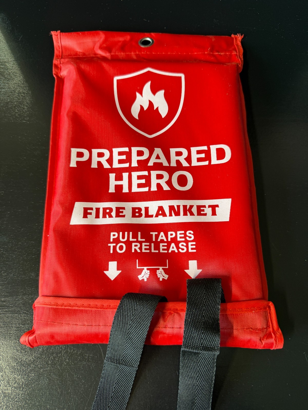 Prepared Hero Fire Blanket 39″×39″ Fiberglass Home Emergency Safety Blanket New