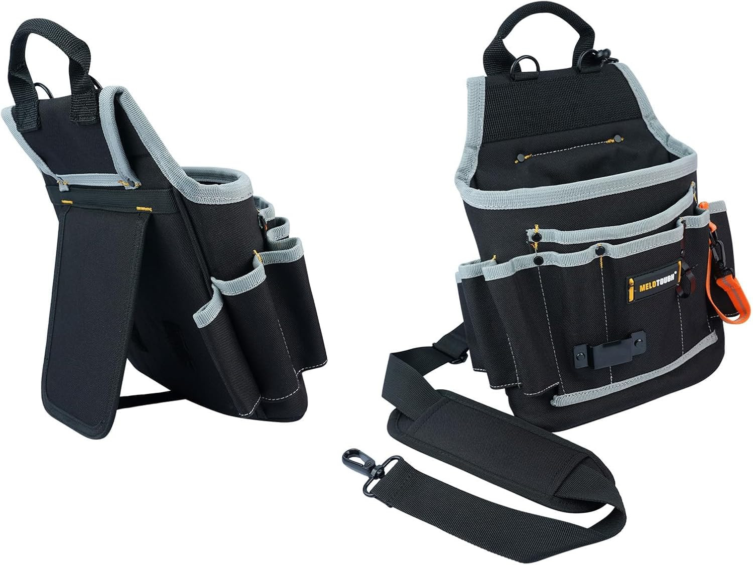Electrician Tool Pouch Tool Belt Pouches Multiple Pockets Tool Organizer for Tec