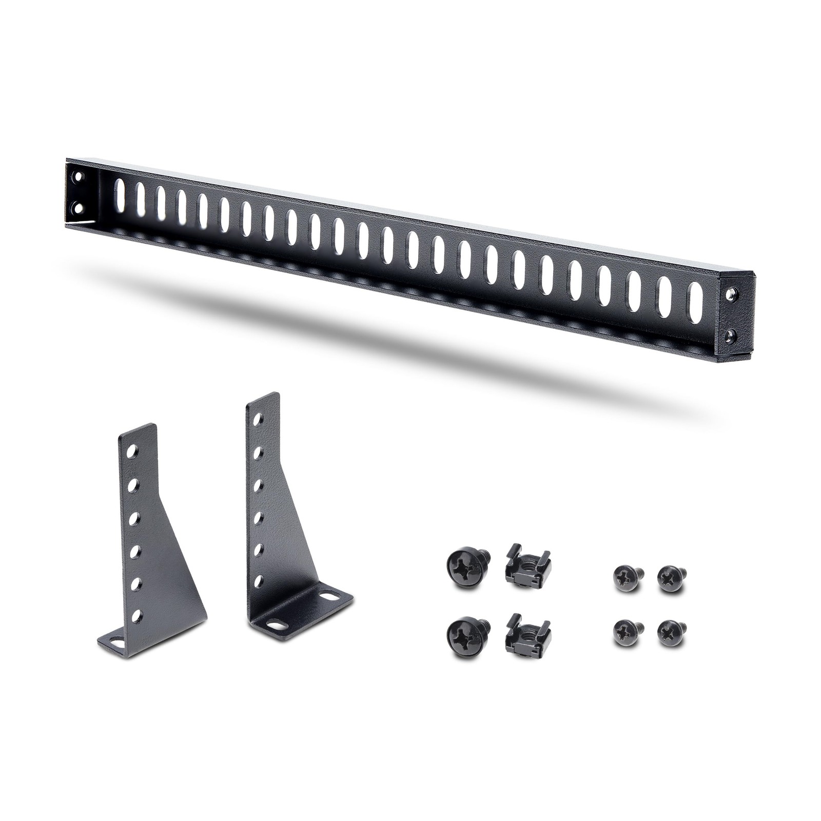 StarTech 1U Rack Mountable Cable Lacing Bar w/Adj Depth 12S-CABLE-LACING-BAR