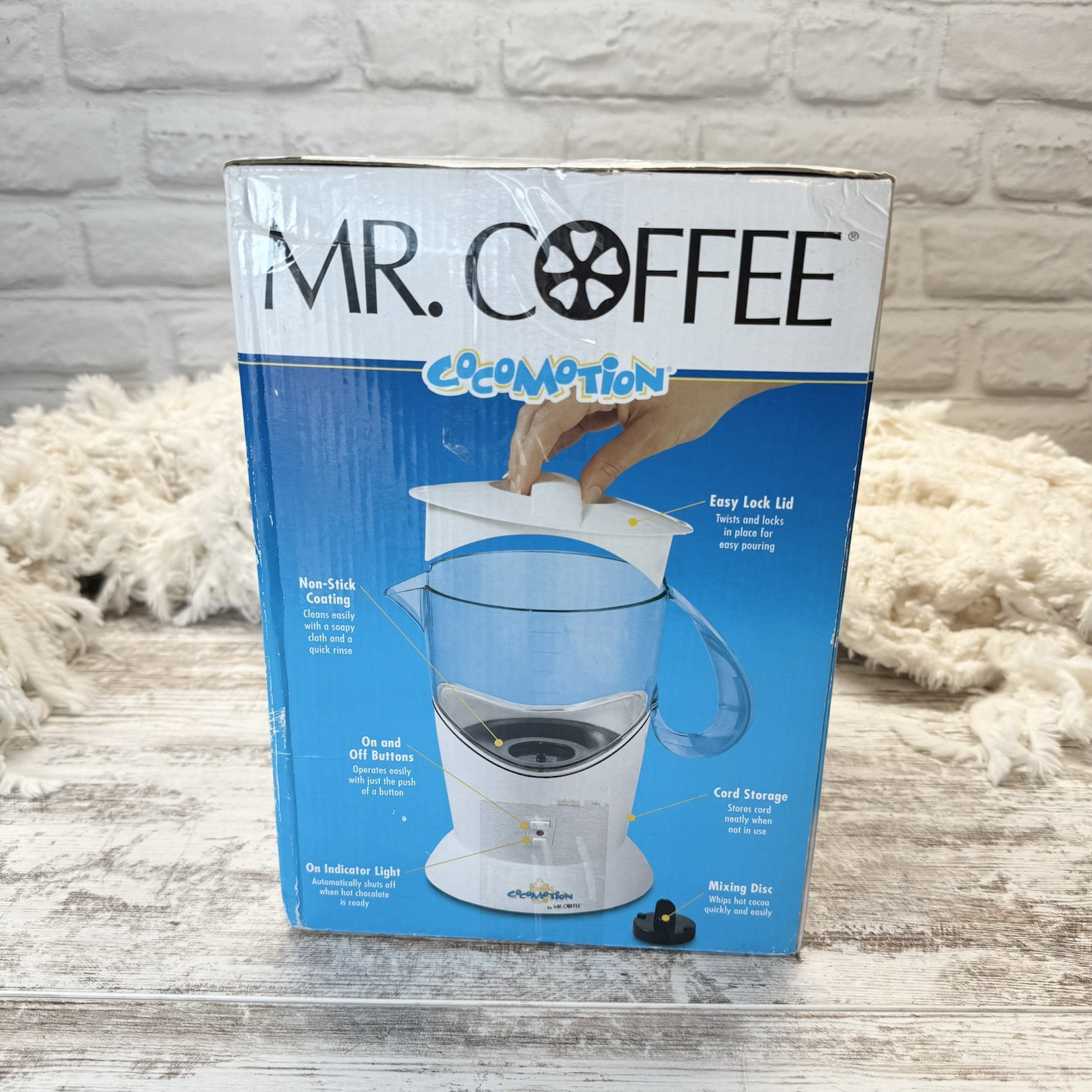 Mr. Coffee Coco Motion Automatic Hot Chocolate Maker 4 Cup HC4 NEW