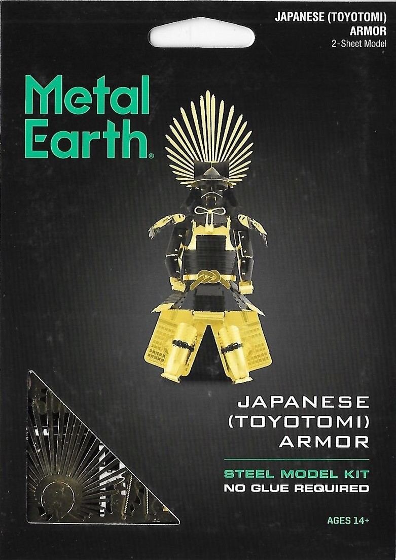 Fascinations Metal Earth Japanese (Toyotomi) Armor 3D Laser Cut Model Kit MMS106