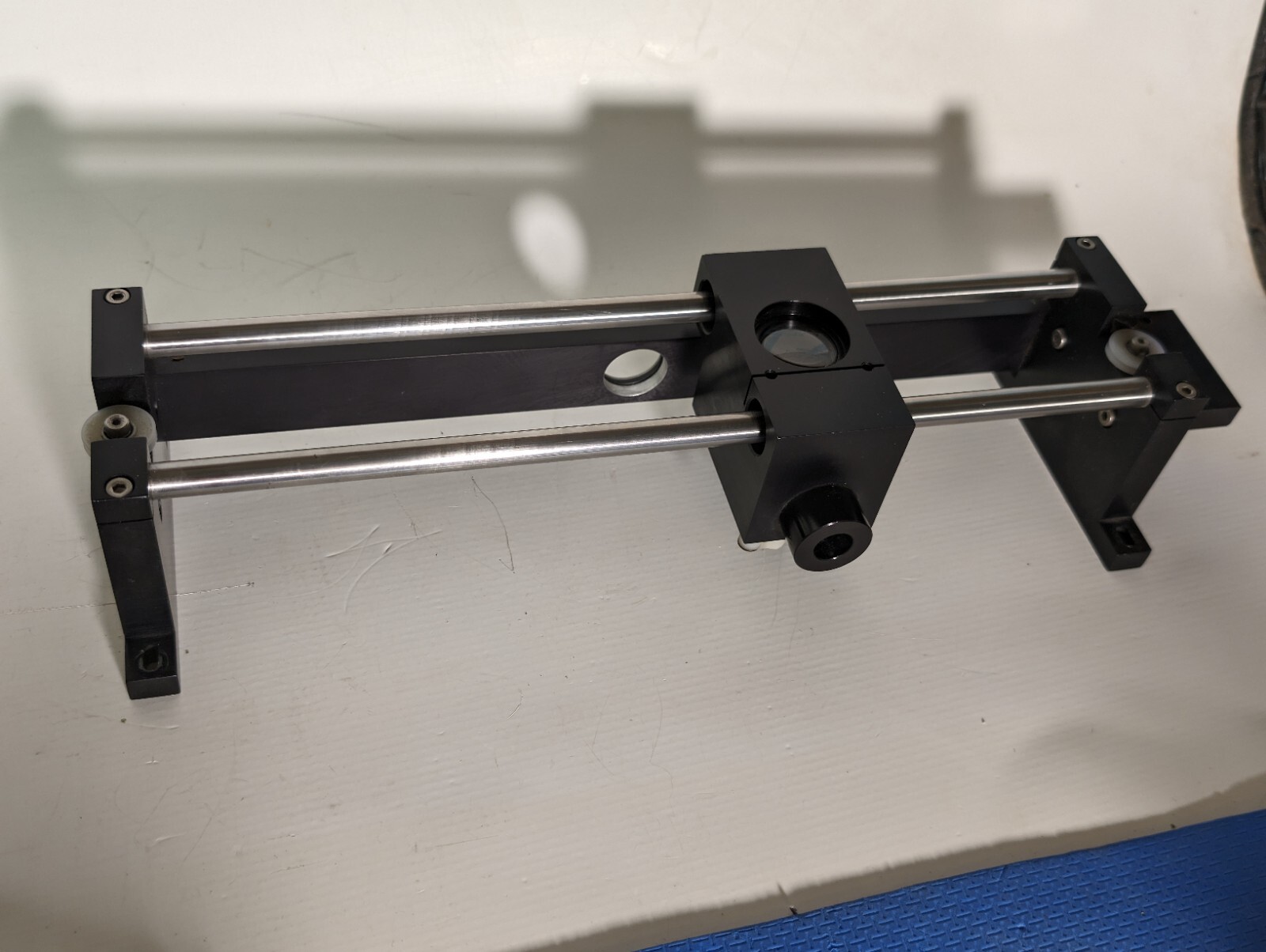 ROI SLIDING STAGE WITH TINY PULLEYS LENS MIRROR 90° REFRACTION
