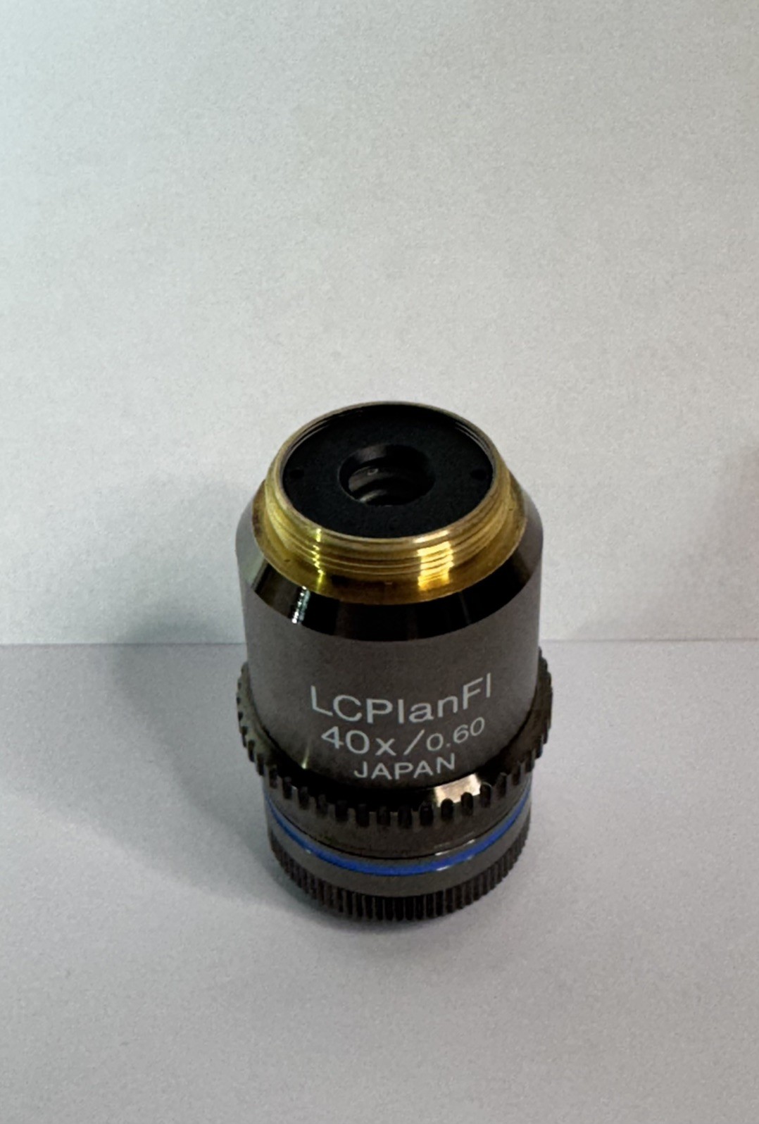 Olympus LCPlanFl 40×/0.60 ∞/0 Microscope Objective Lens-Correction Collar RMS