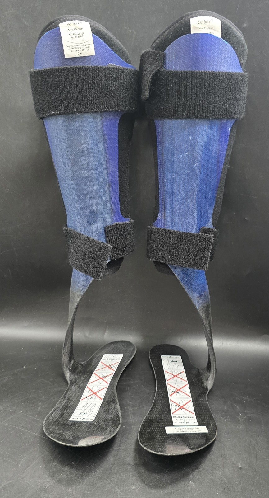 Softkit Orthopedic Boots Braces Blue Size Medium Sweden Made