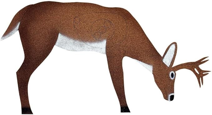 OnCore Targets Deer Target with Antlers Brown Archery Practice Hunting Target