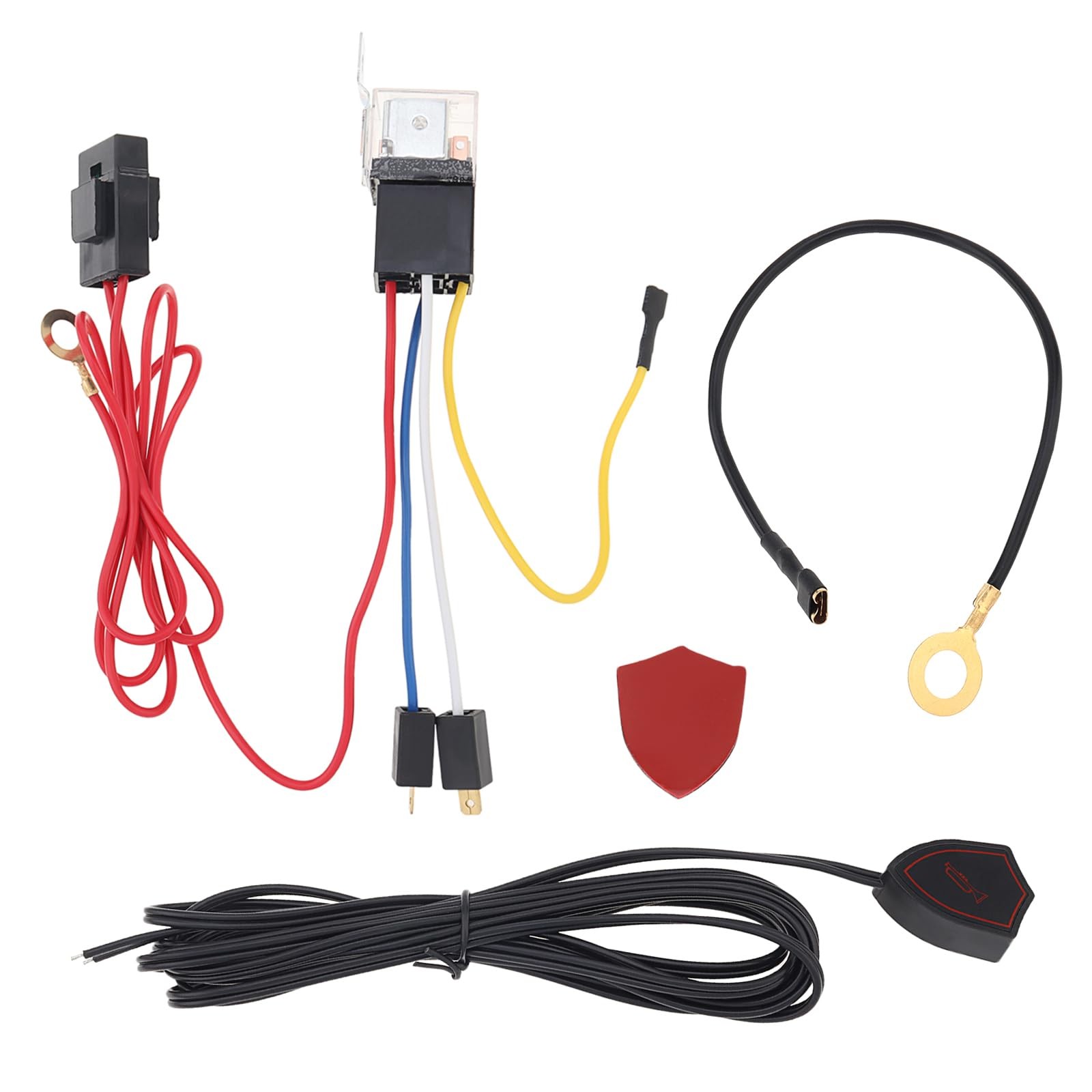 Universal 12V 40 AMP Air Horn Relay Wiring Harness Kit for Car Truck