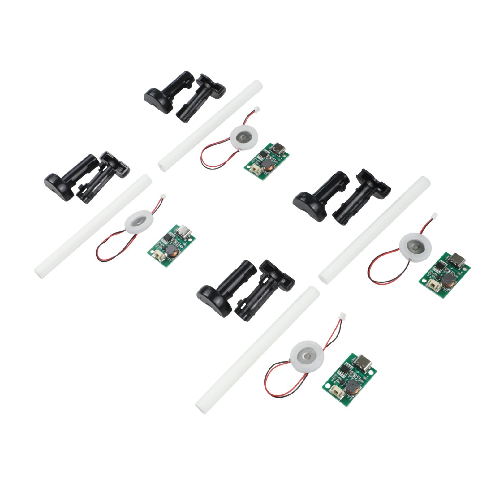 Easily Usable Set of 4 for typec Humidifier Modules with Continuous Spray