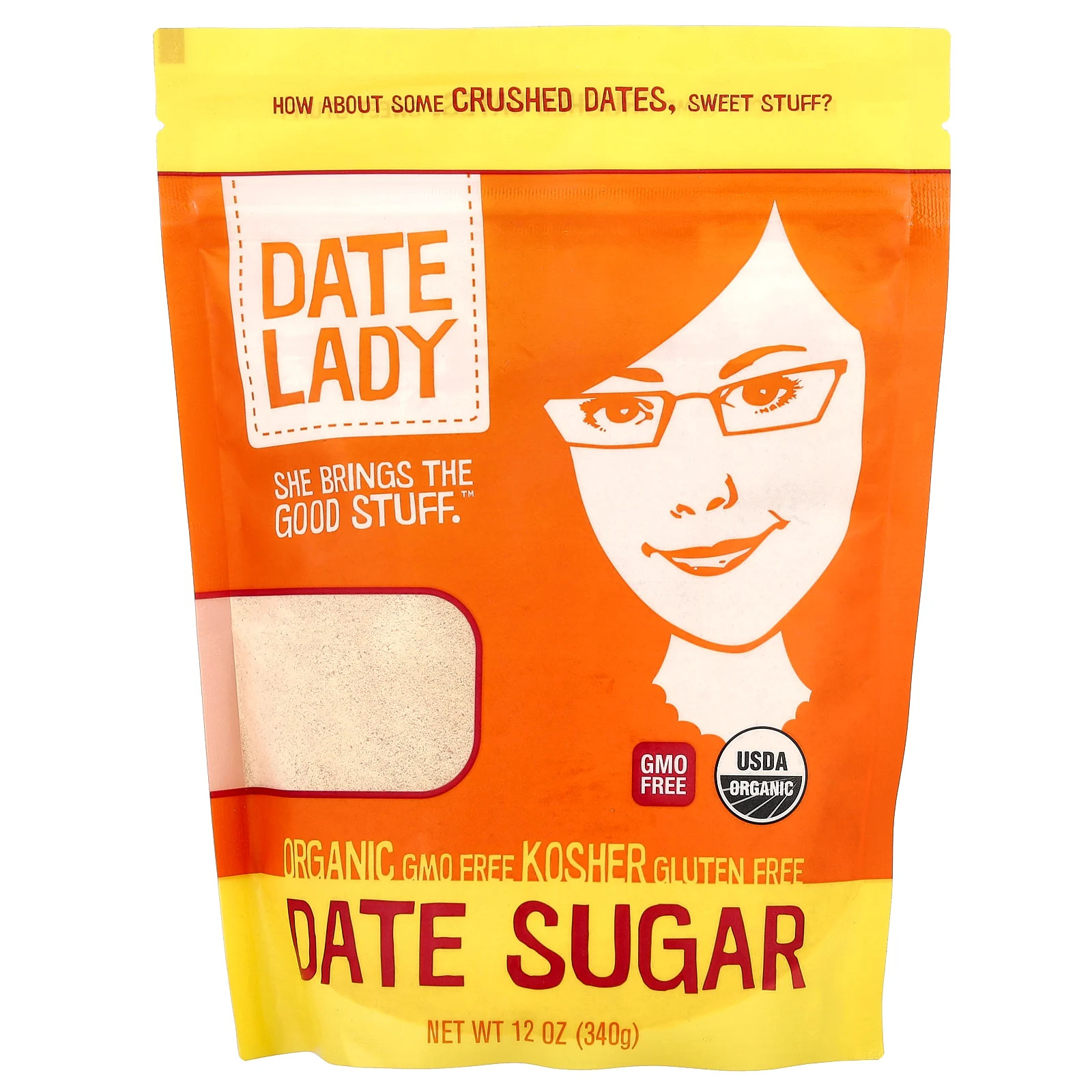 Date Sugar, 12 oz (340 g)