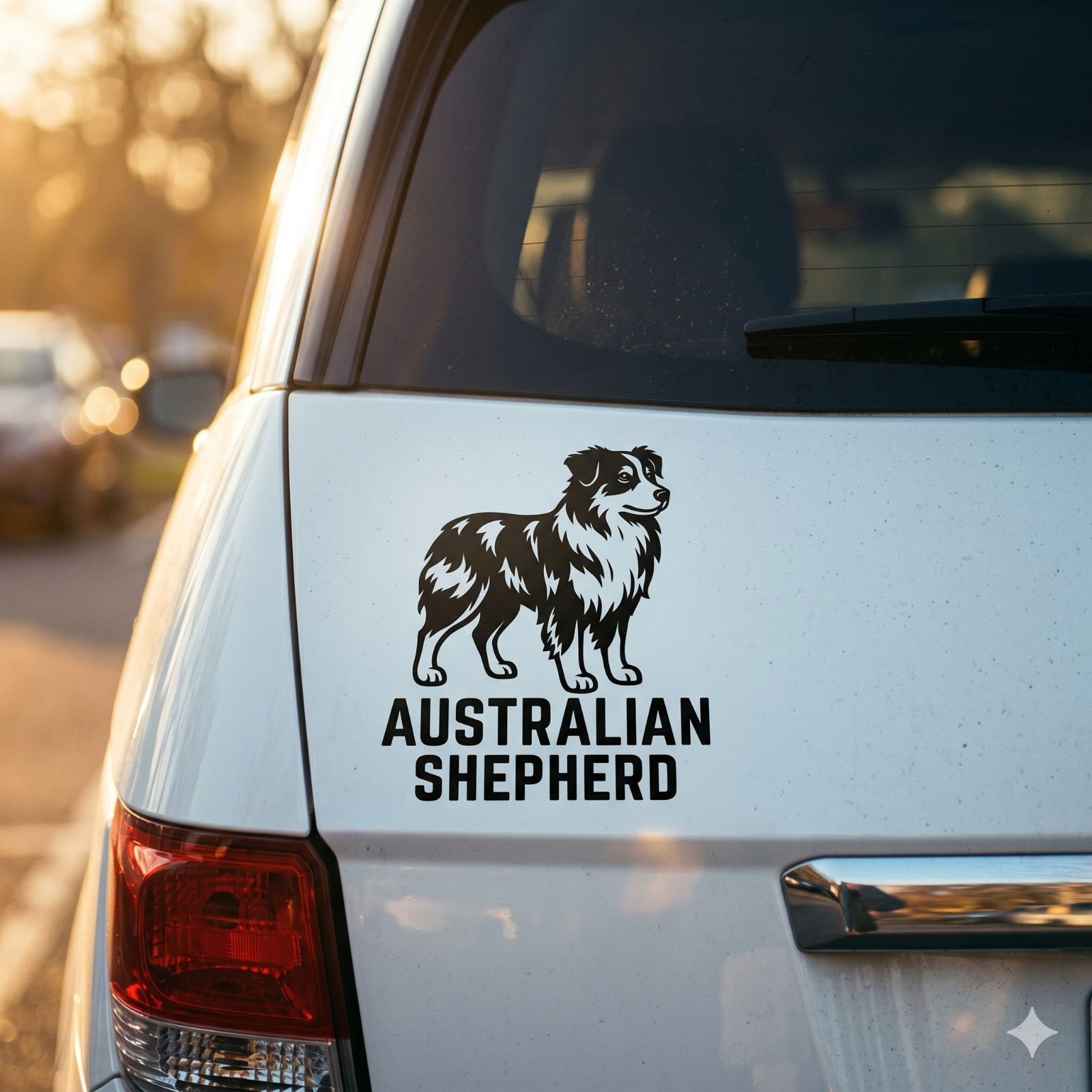 Australian Shepherd Decal Sticker Car Truck Window Aussie Dog Vinyl