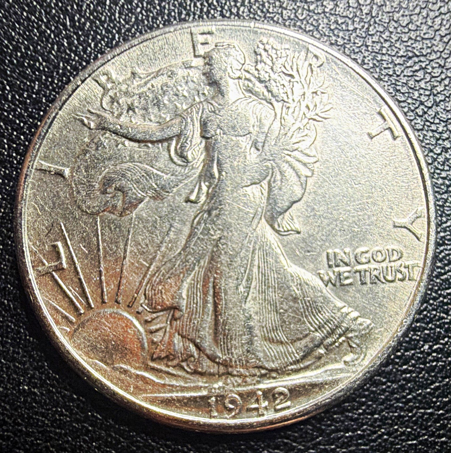 1942 Liberty Walking Half Dollar 50C Silver 0.9 Business Strike Philadelphia