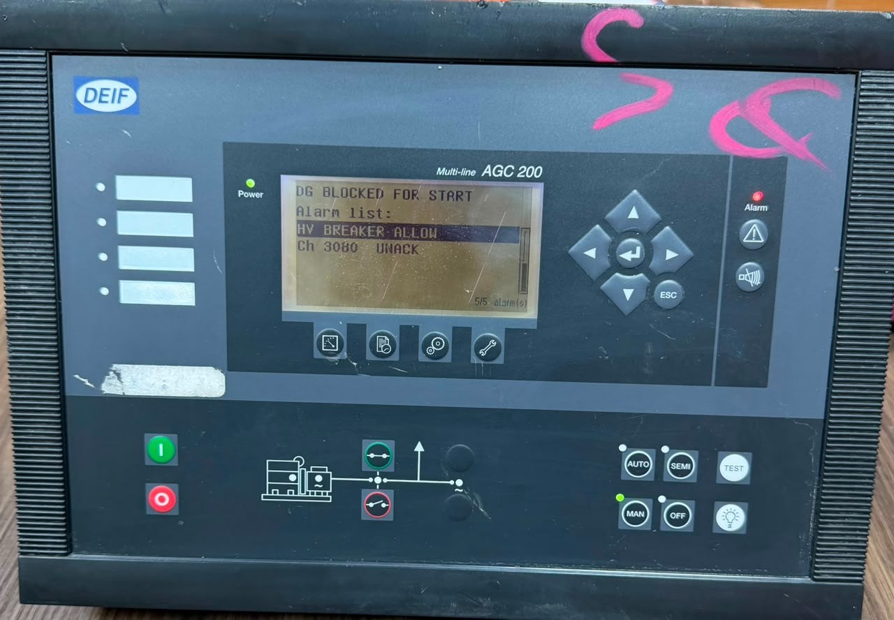 DEIF AGC242+IOM320  Advanced Genset Controller Multi-Line AGC 200