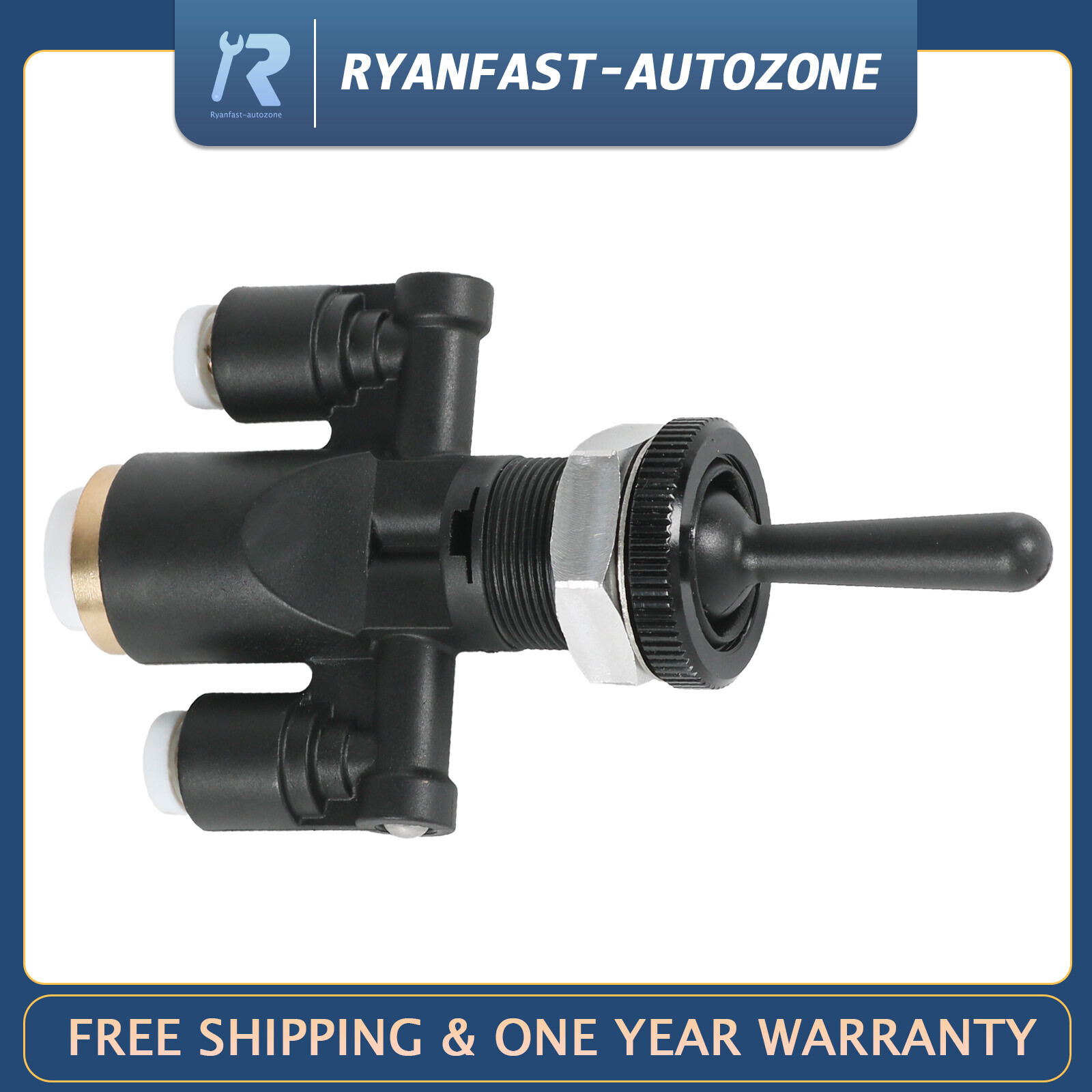 818-0007-000 Air Window Toggle Valve Switch 1/4 Compatible with Peterbilt 379 Ke