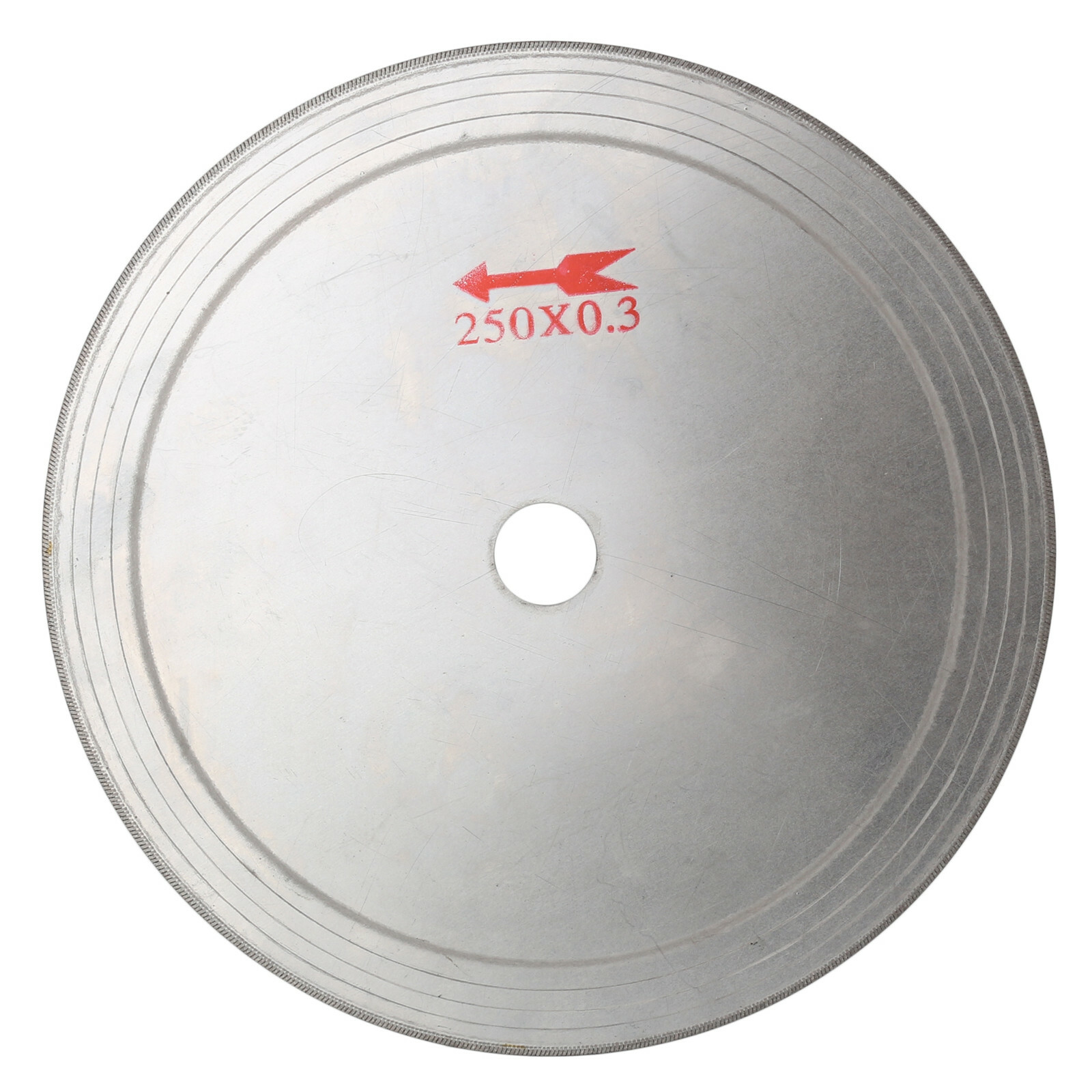 10" inch Super-Thin Rim 0.55mm Diamond Lapidary Saw Blade Cutting Disc Arbor 1''
