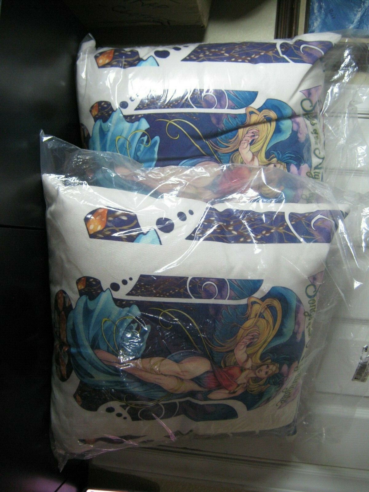 pair Songs of The Nightingale Throw Pillow Graphic 22" x 22" New