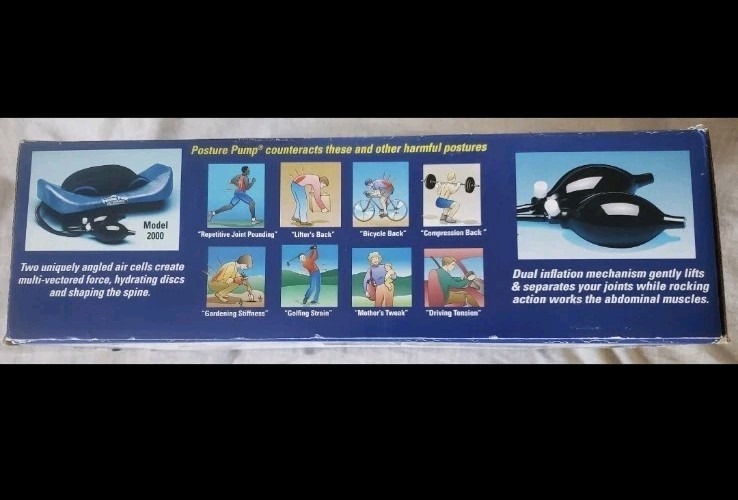 Posture Pump * Disc Hydrator * Elliptical Rocker * Back * Model 2000 *