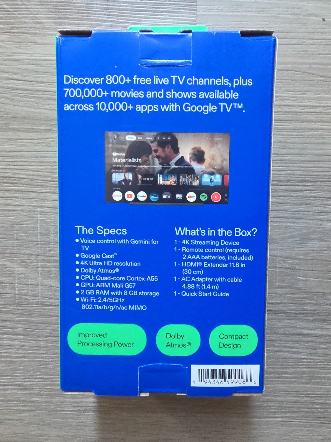 onn 4K Streaming Device, Google TV with Gemini (NEW 2026 Model)