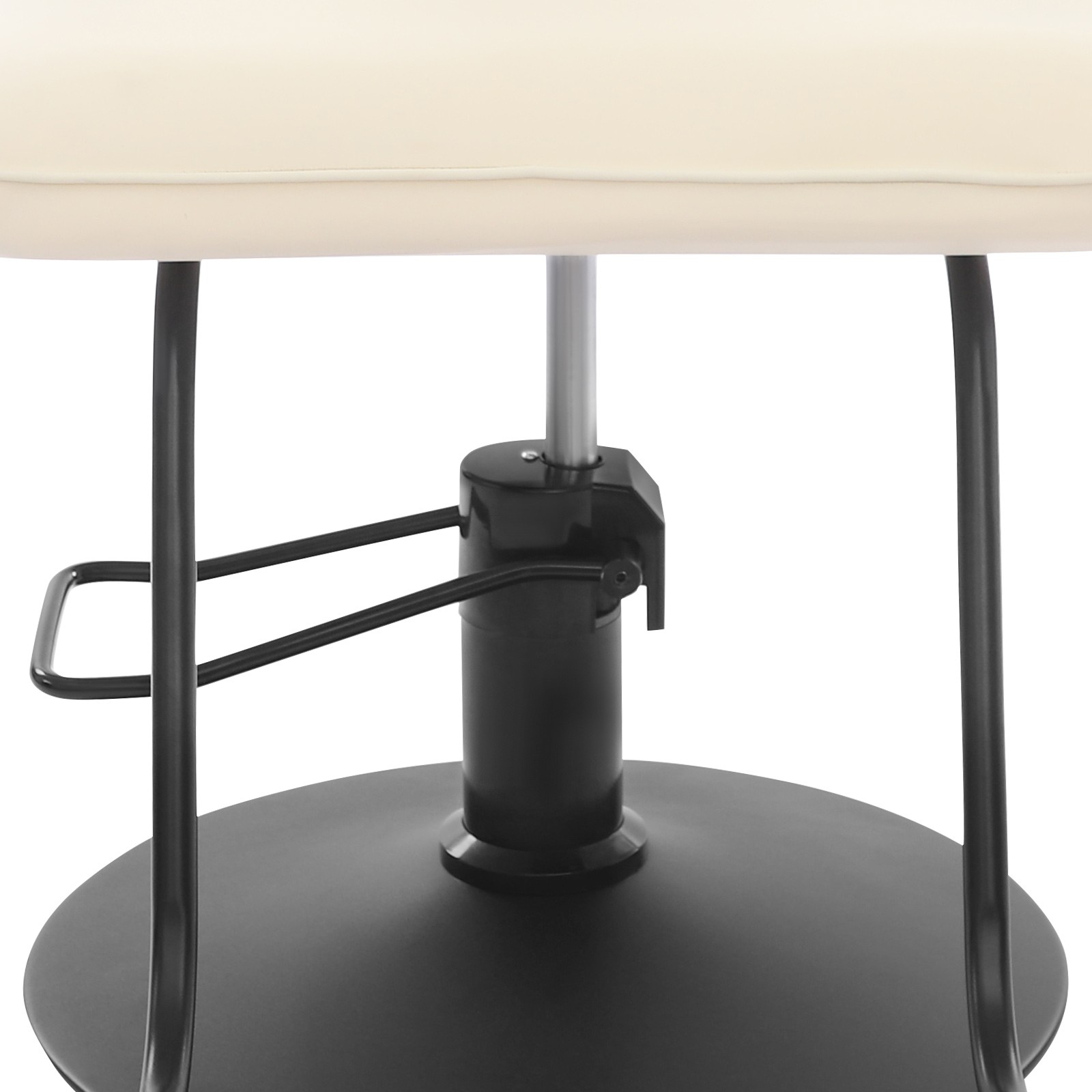 Salon Styling Chair, 360° Swivel Barber Chair, Adjustable Beauty Chair -white