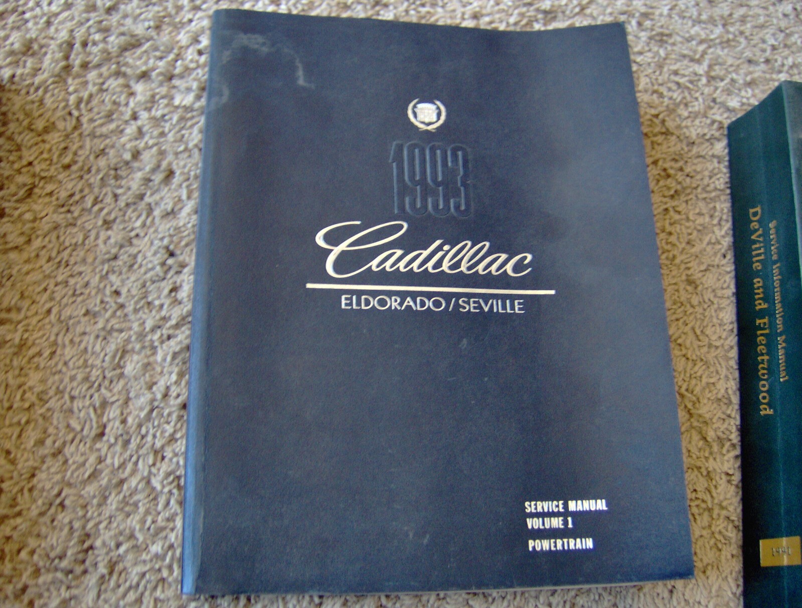 1993 Cadillac Eldorado Seville Se Ville GM factory dealer service shop manual