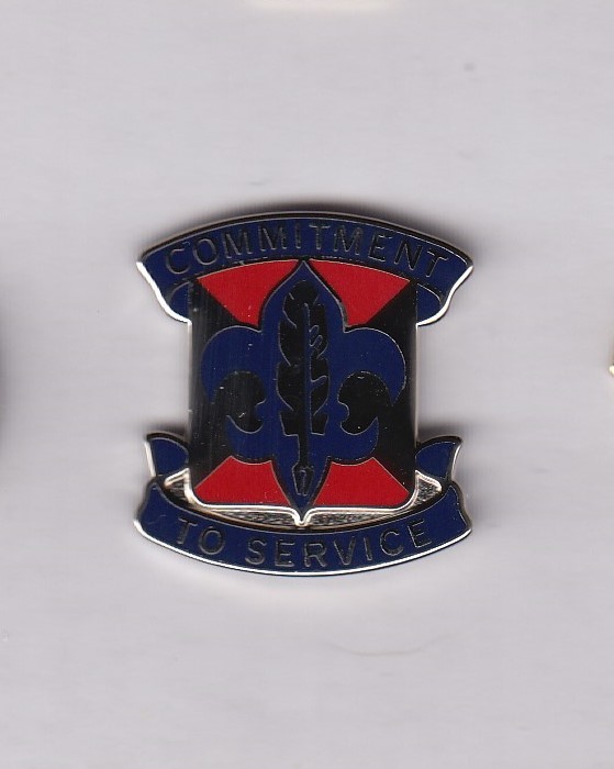 US ARMY 4th Personnel Services Battalion PSB crest DUI badge NSM