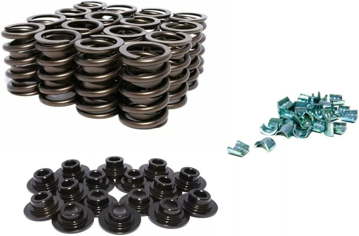 STAGE 2 Valve Springs/16+Retainers+Locks 3/8 Kit 7-degree Ford FE 352 390 428