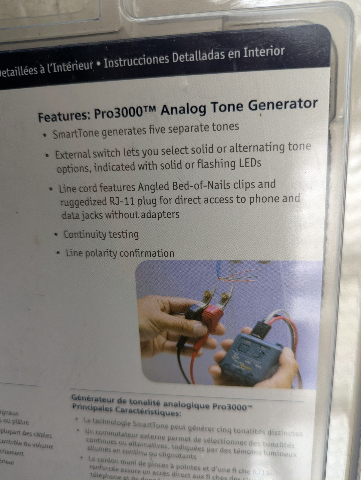 NEW Fluke Networks Pro3000™ Tone Generator And Probe Kit w/ Smartphone Tech.