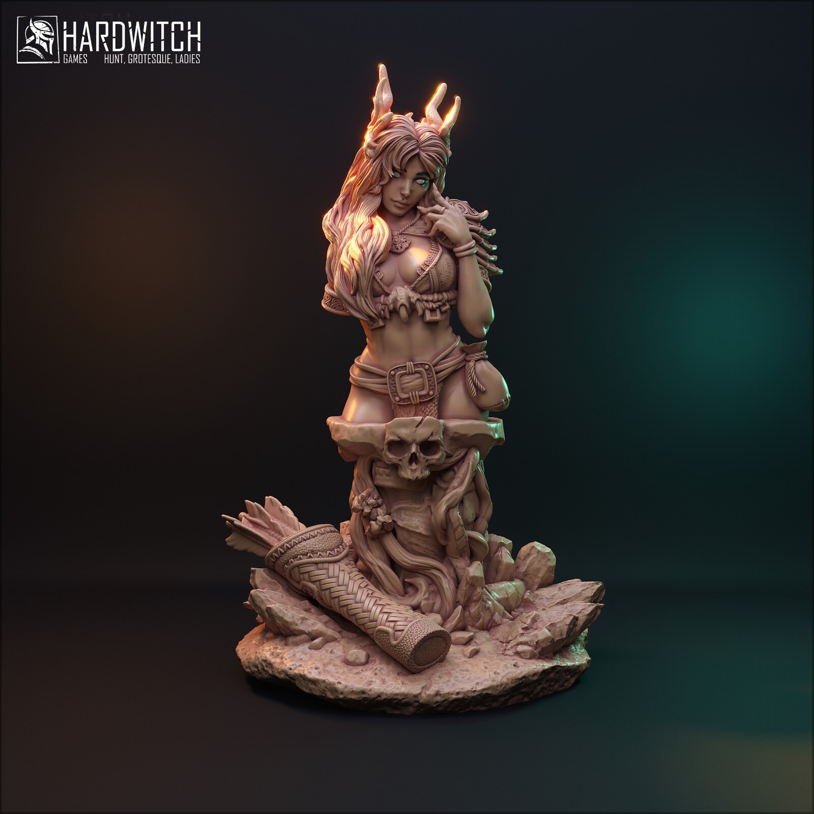 Dungeons and Dragons - HD Resin Print - Yildiliel Solanthim Bust Ranger, Archer