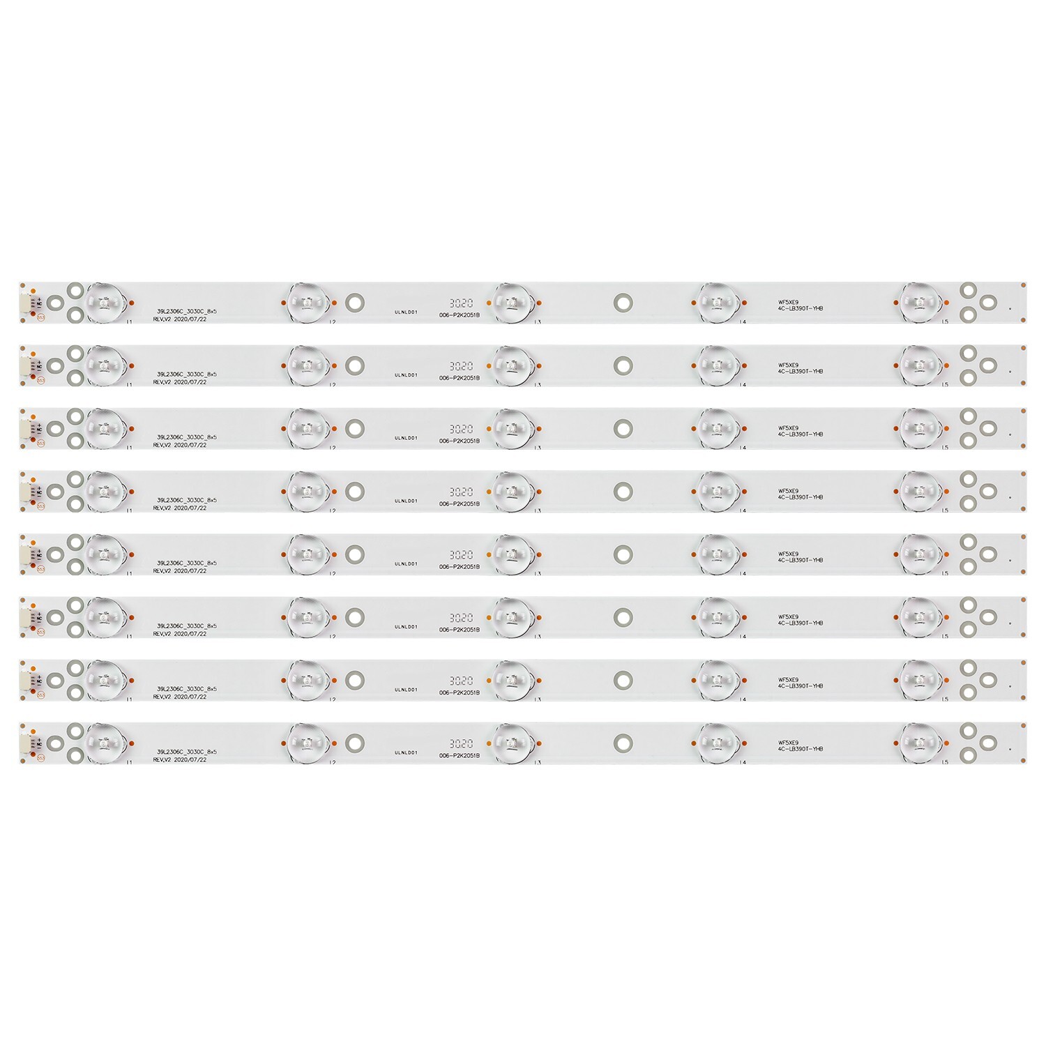 8pcs LED Backlight Strips For 39L2306C_3030C_8X5 T39ED10DHU-01B 4C-LB390T-YHB