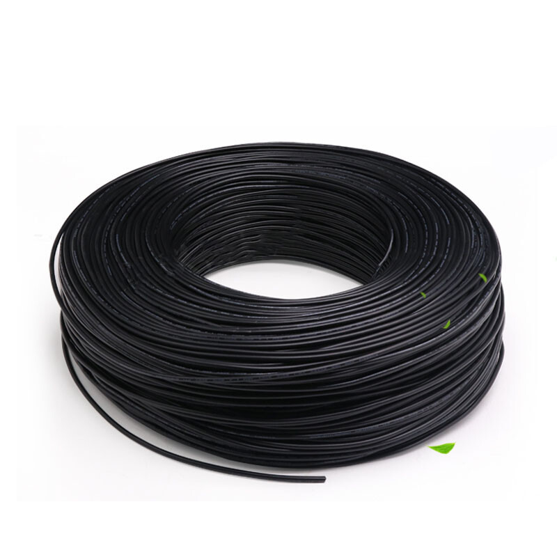 UL1185 Single Core Shielded Wire 10/12/14/16/18/20/22/24/26/28AWG Black And Grey