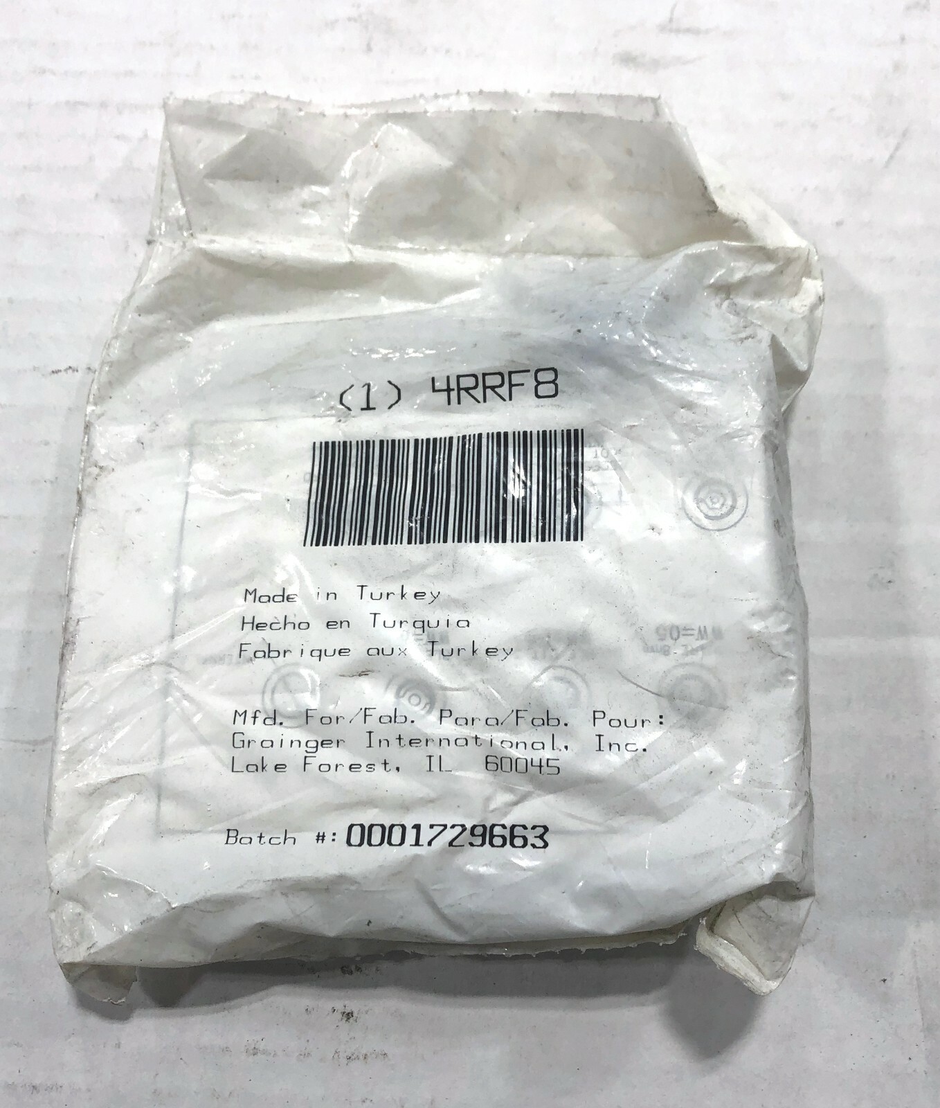 Cam, Locking, Cam Latch, 1 3/32 in, Black Plastic 4RRF8