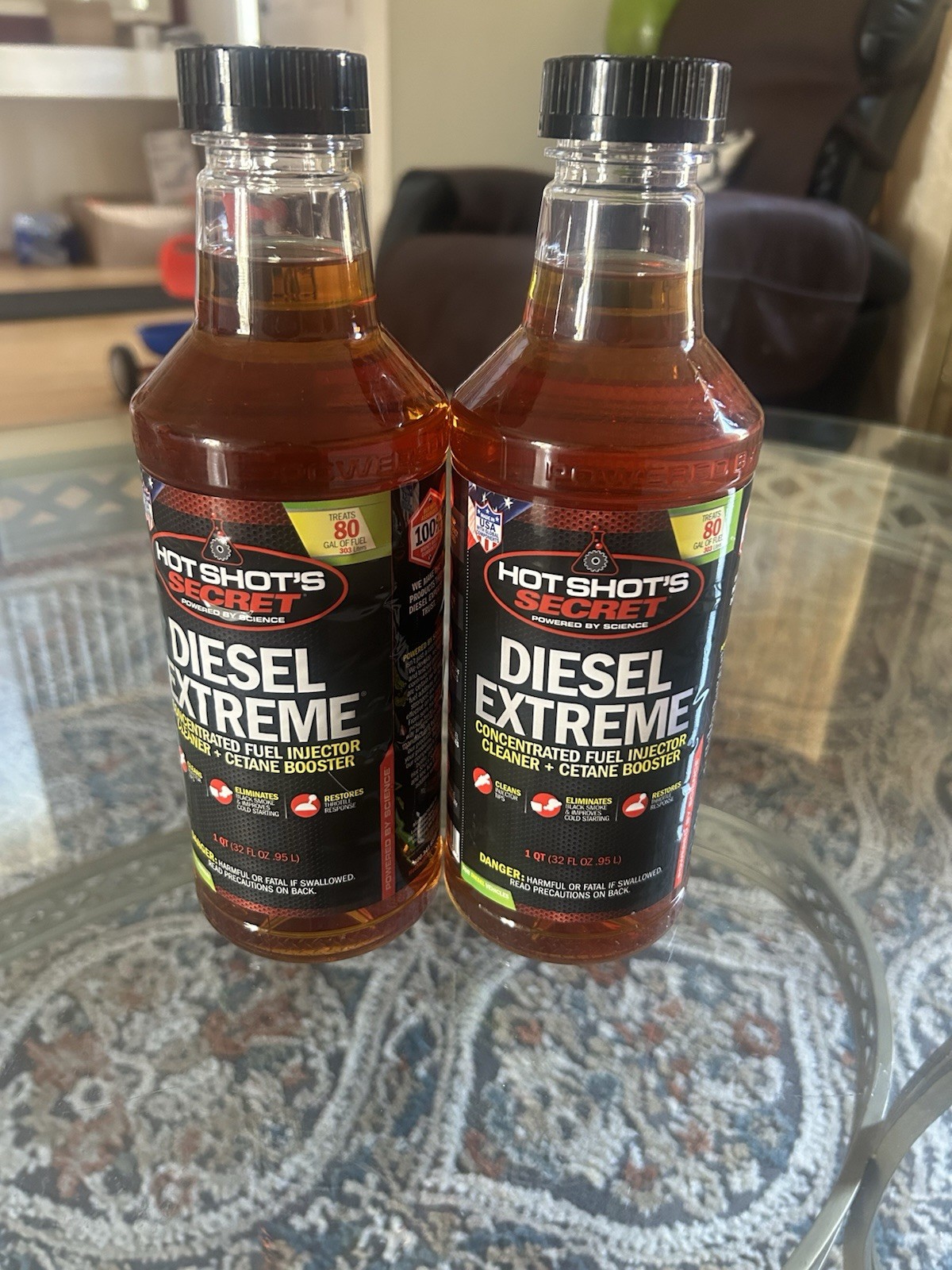 2X Hot Shot's Secret Diesel Extreme Concentrated Fuel Injector Cleaner- 1 Quart