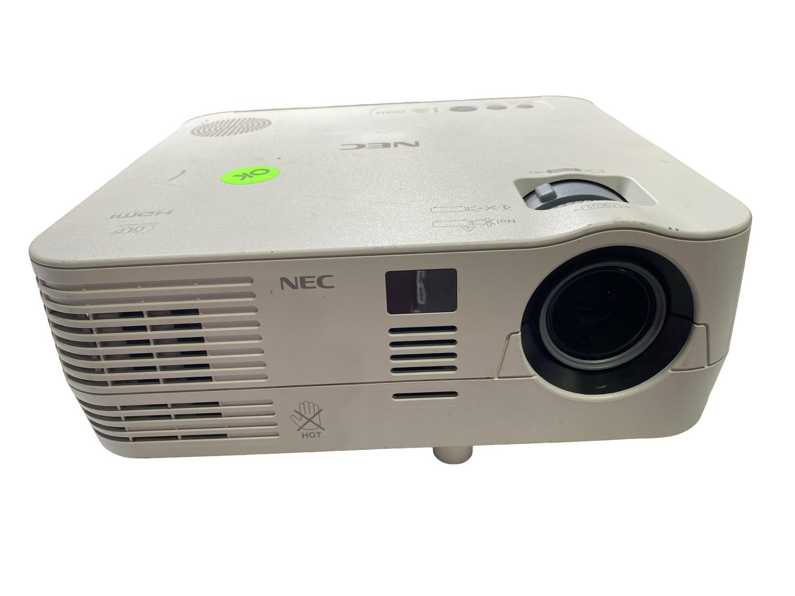 NEC DLP Projector VE281X 1000-2000 Lamp hours 2800Lumens GradeC NoAdaptor/Remote