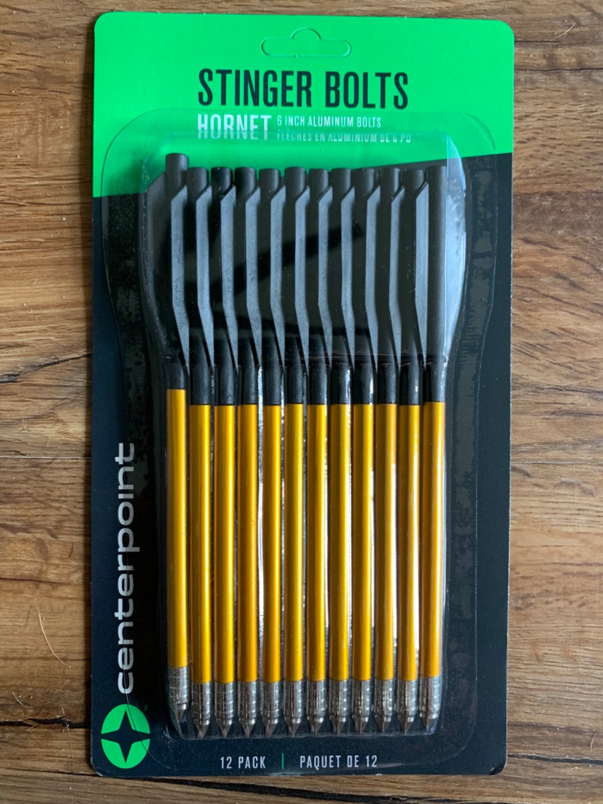 CenterPoint Stinger Hornet Bolts 12pk 6" 146.6 Grain Free Shipping