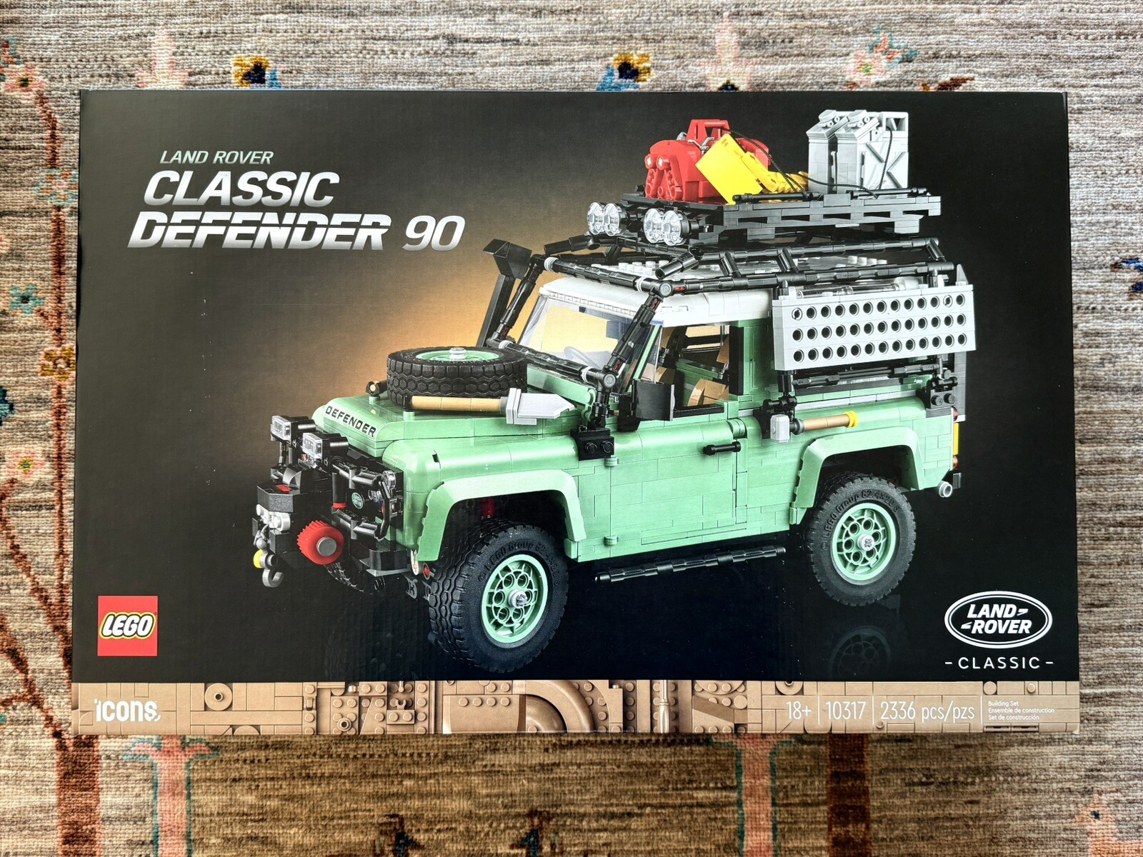 LEGO Icons: Land Rover Classic Defender 90 (10317)- Brand New Factory Sealed
