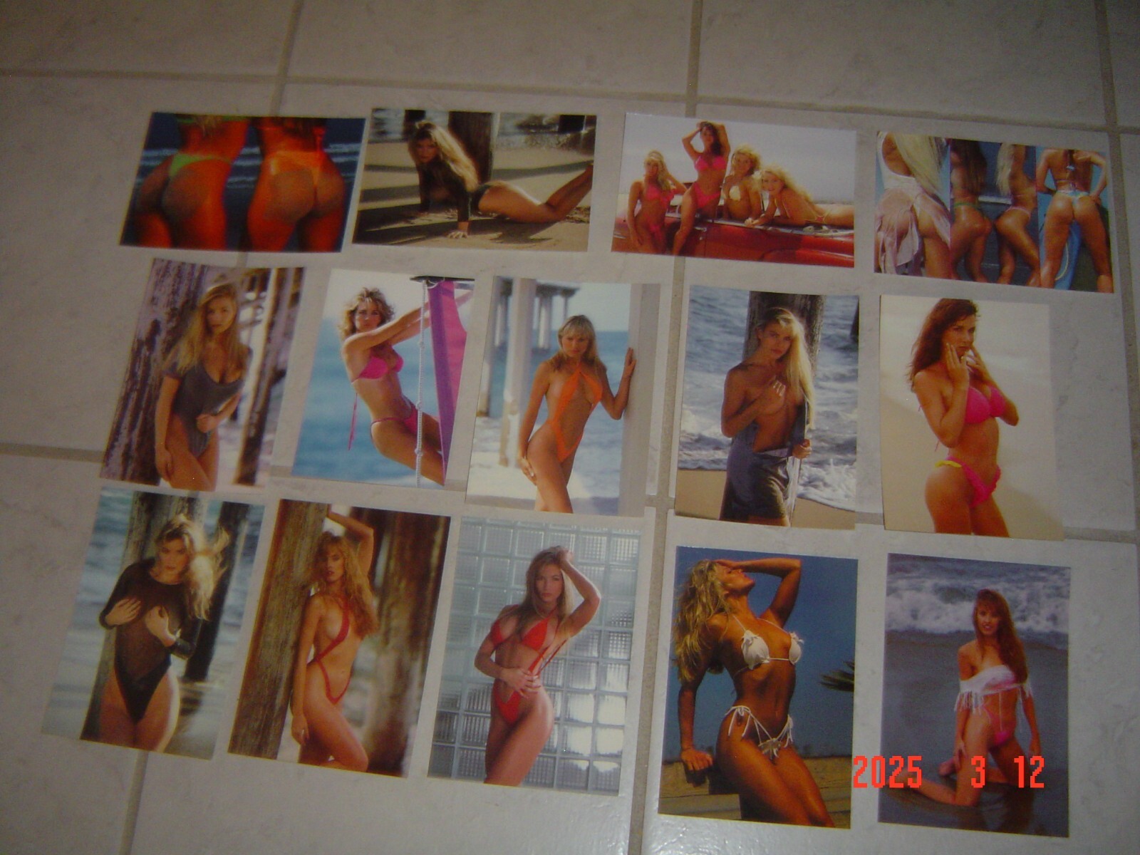 14 Risque 4.5' x 6.5" Postcards (Hot Bods - Gee Whiz) with Sexy Women - Lot 2-W